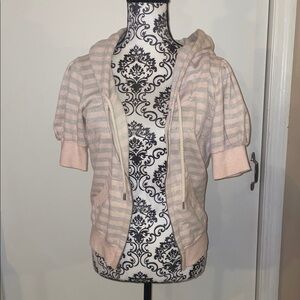 Juicy Couture Pink and White Hoodie